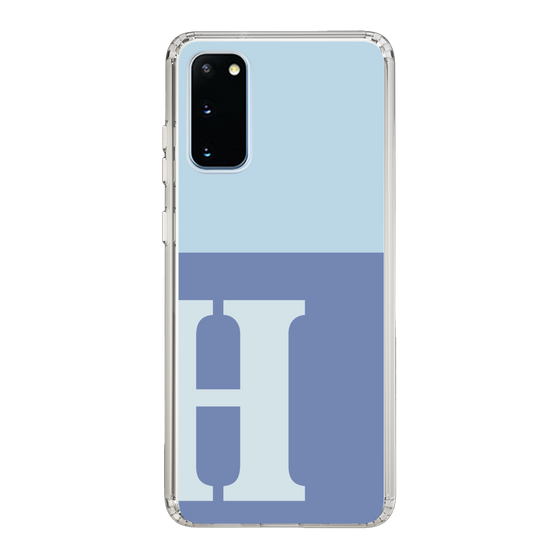 Slim Protection Case［ Original - initial two tone - H blue ］