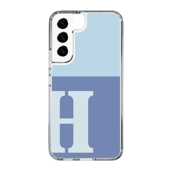 Slim Protection Case［ Original - initial two tone - H blue ］
