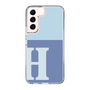 Slim Protection Case［ Original - initial two tone - H blue ］