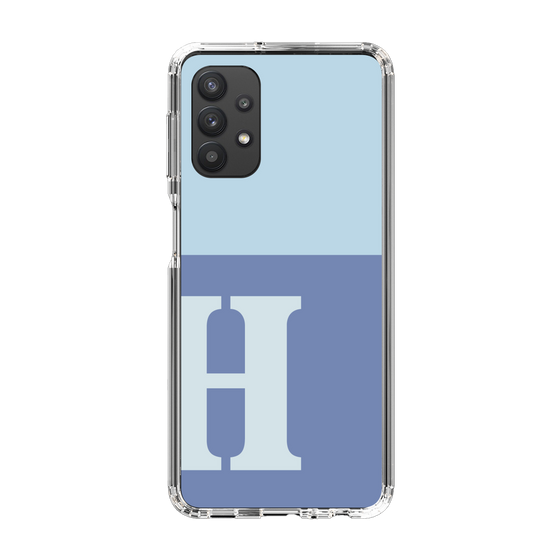 Slim Protection Case［ Original - initial two tone - H blue ］