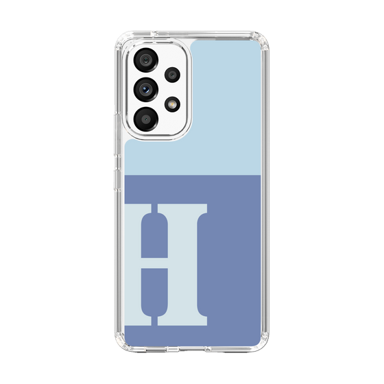 Slim Protection Case［ Original - initial two tone - H blue ］