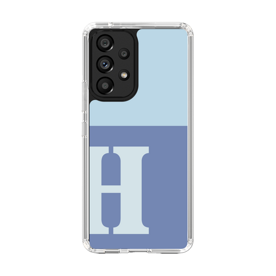 Slim Protection Case［ Original - initial two tone - H blue ］