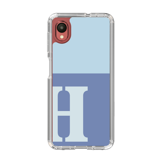 Slim Protection Case［ Original - initial two tone - H blue ］