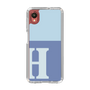 Slim Protection Case［ Original - initial two tone - H blue ］