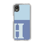 Slim Protection Case［ Original - initial two tone - H blue ］