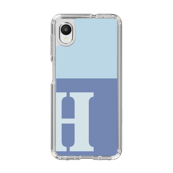 Slim Protection Case［ Original - initial two tone - H blue ］