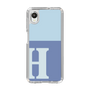 Slim Protection Case［ Original - initial two tone - H blue ］