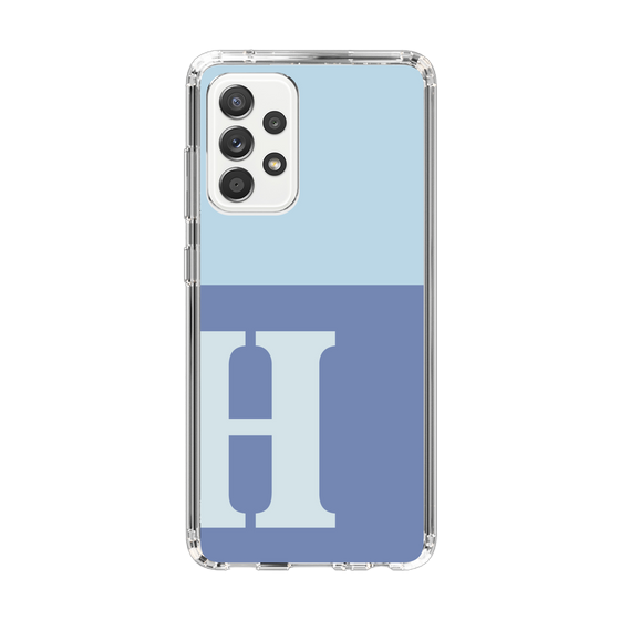 Slim Protection Case［ Original - initial two tone - H blue ］