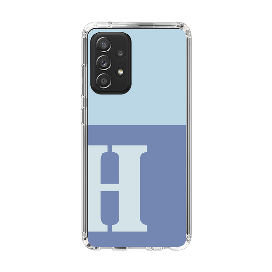 Slim Protection Case［ Original - initial two tone - H blue ］