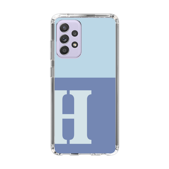 Slim Protection Case［ Original - initial two tone - H blue ］
