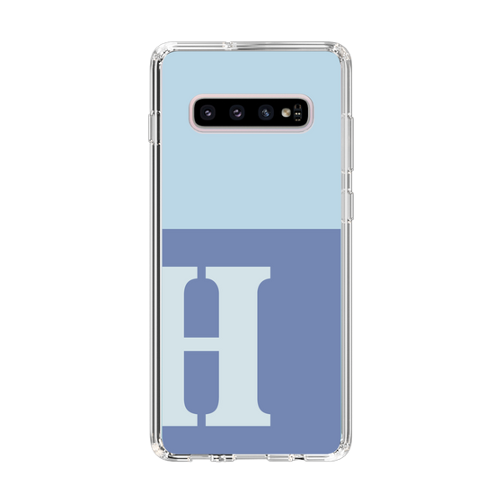 Slim Protection Case［ Original - initial two tone - H blue ］