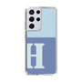 Slim Protection Case［ Original - initial two tone - H blue ］