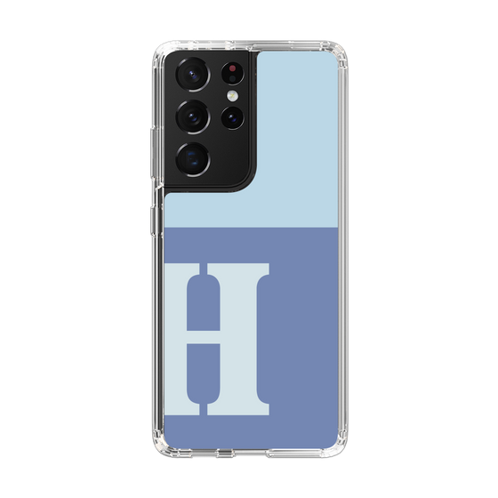 Slim Protection Case［ Original - initial two tone - H blue ］