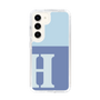Slim Protection Case［ Original - initial two tone - H blue ］