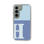 Slim Protection Case［ Original - initial two tone - H blue ］