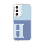 Slim Protection Case［ Original - initial two tone - H blue ］