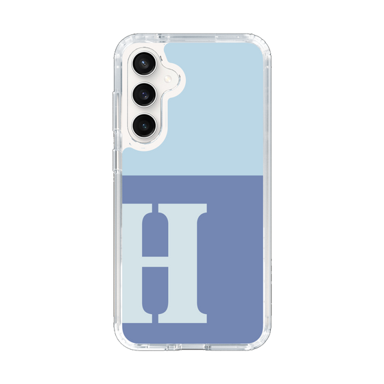 Slim Protection Case［ Original - initial two tone - H blue ］