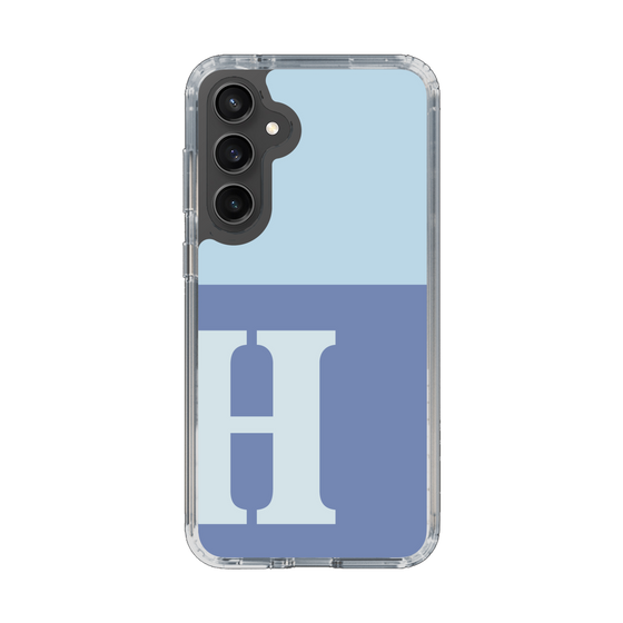 Slim Protection Case［ Original - initial two tone - H blue ］