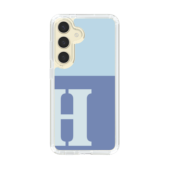 Slim Protection Case［ Original - initial two tone - H blue ］