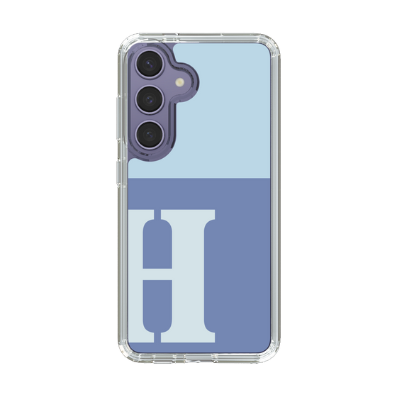 Slim Protection Case［ Original - initial two tone - H blue ］