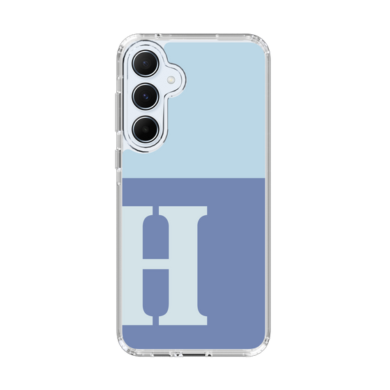 Slim Protection Case［ オリジナル - initial two tone - H blue ］