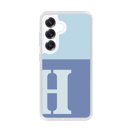 Slim Protection Case［ Original - initial two tone - H blue ］