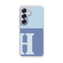 Slim Protection Case［ Original - initial two tone - H blue ］