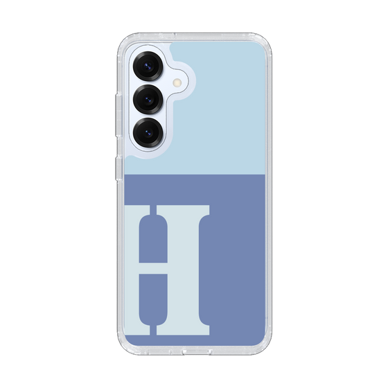 Slim Protection Case［ Original - initial two tone - H blue ］