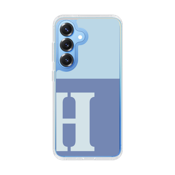 Slim Protection Case［ Original - initial two tone - H blue ］