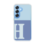 Slim Protection Case［ Original - initial two tone - H blue ］