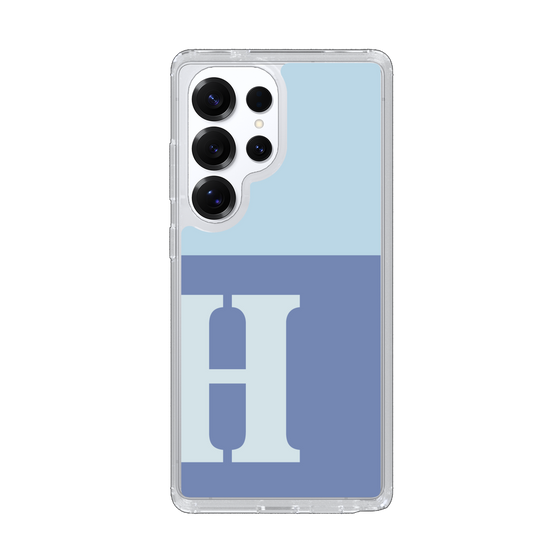 Slim Protection Case［ Original - initial two tone - H blue ］