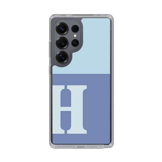 Slim Protection Case［ Original - initial two tone - H blue ］