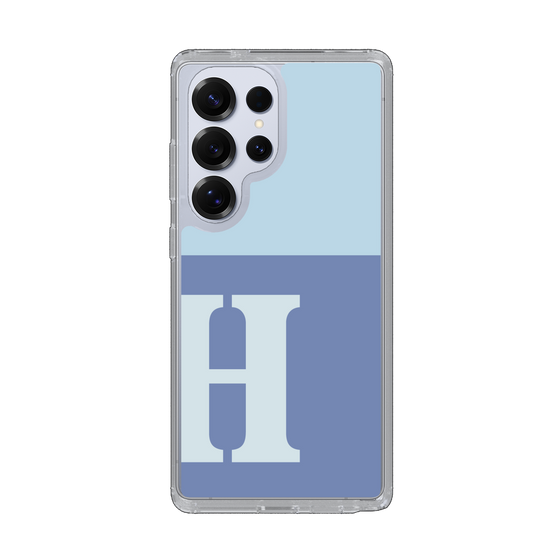 Slim Protection Case［ Original - initial two tone - H blue ］