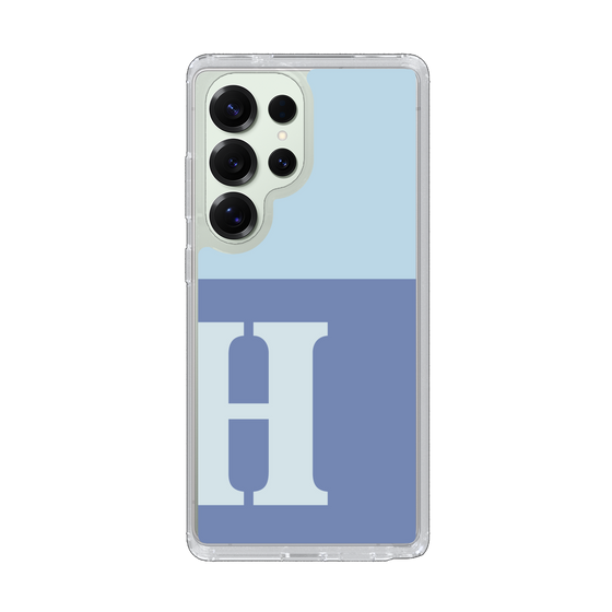 Slim Protection Case［ Original - initial two tone - H blue ］