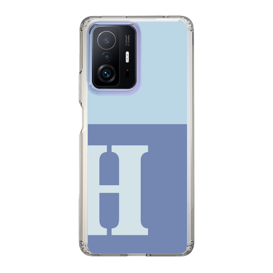 Slim Protection Case［ Original - initial two tone - H blue ］