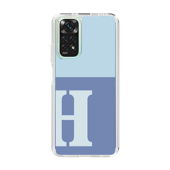 Slim Protection Case［ Original - initial two tone - H blue ］