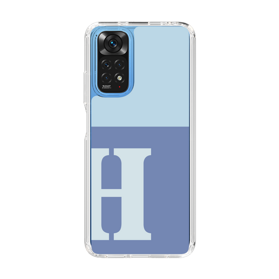 Slim Protection Case［ Original - initial two tone - H blue ］