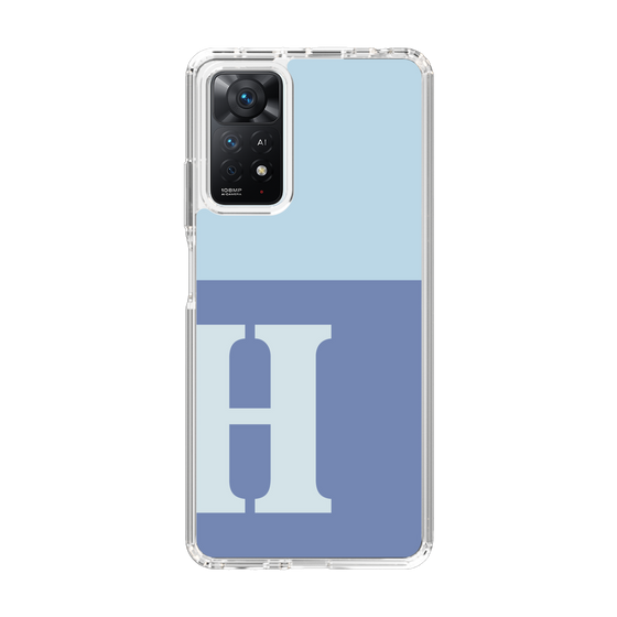 Slim Protection Case［ Original - initial two tone - H blue ］