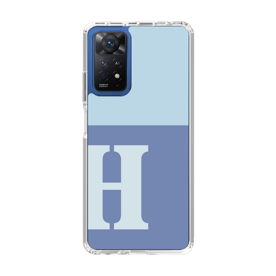 Slim Protection Case［ Original - initial two tone - H blue ］
