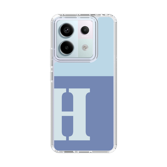 Slim Protection Case［ Original - initial two tone - H blue ］