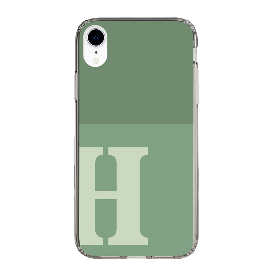 Slim Protection Case［ Original - initial two tone - H green ］