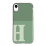 Slim Protection Case［ Original - initial two tone - H green ］