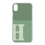 Slim Protection Case［ Original - initial two tone - H green ］