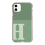 Slim Protection Case［ Original - initial two tone - H green ］