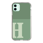 Slim Protection Case［ Original - initial two tone - H green ］