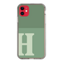 Slim Protection Case［ Original - initial two tone - H green ］