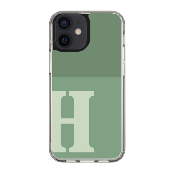 Slim Protection Case［ Original - initial two tone - H green ］