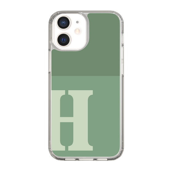 Slim Protection Case［ Original - initial two tone - H green ］