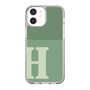 Slim Protection Case［ Original - initial two tone - H green ］