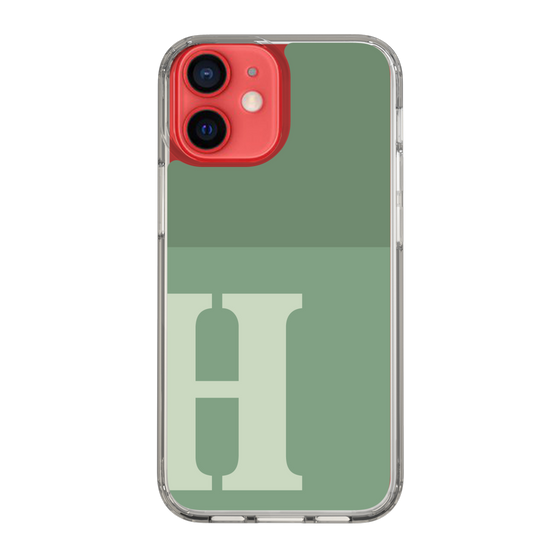 Slim Protection Case［ Original - initial two tone - H green ］